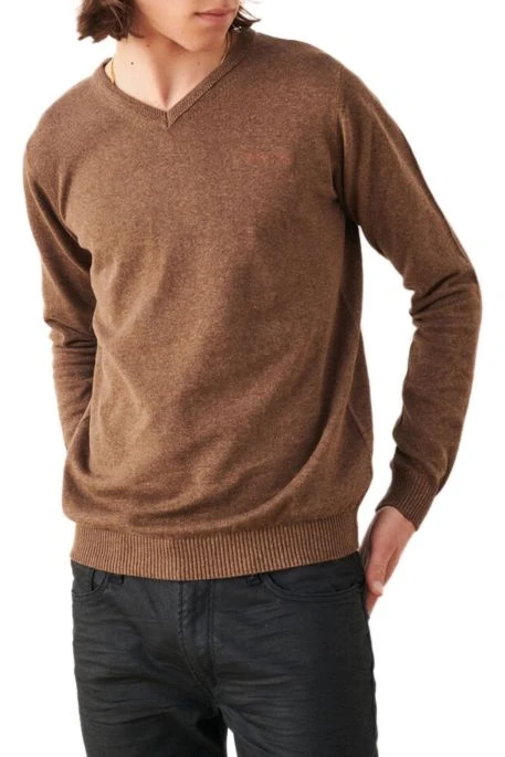 Pull TEDDY SMITH PULSER 2 Tabacco Chiné 3 Pull TEDDY SMITH PULSER 2 Tabacco Chiné