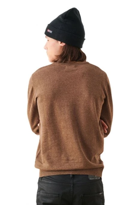 Pull TEDDY SMITH PULSER 2 Tabacco Chiné 6 Pull TEDDY SMITH PULSER 2 Tabacco Chiné – Image 4