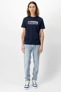 Tee-shirt TEDDY SMITH EZIO 2 MC Total Navy -Hommes Mode Vêtements Magasin teddy smith 11015725 303j 3