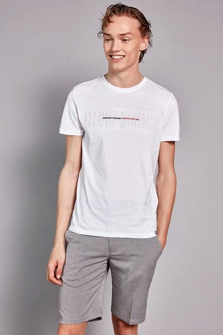 Bermuda TEDDY SMITH SPIKE CHINO Gris Chevron 3 Bermuda TEDDY SMITH SPIKE CHINO Gris Chevron