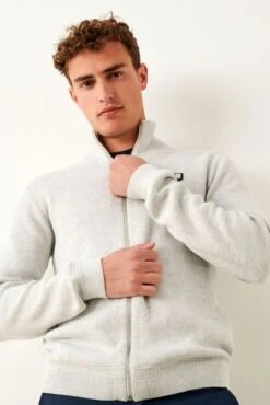 Gilet TEDDY SMITH ETTORE White Melange -Hommes Mode Vêtements Magasin teddy smith 23479 3