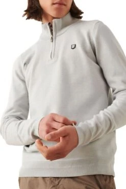 Pull TEDDY SMITH MARTY 2 White Melange -Hommes Mode Vêtements Magasin teddy smith 23531 1