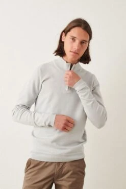 Pull TEDDY SMITH MARTY 2 White Melange -Hommes Mode Vêtements Magasin teddy smith 23531 2