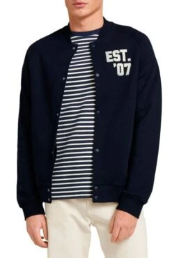 Bomber TOM TAILOR Sky Captain Blue -Hommes Mode Vêtements Magasin tom tailor 22898 1