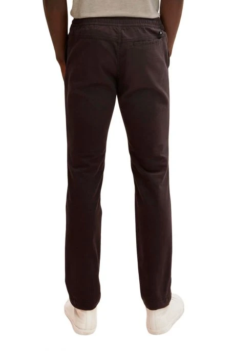 Pantalon En Toile TOM TAILOR Black 3 Pantalon En Toile TOM TAILOR Black