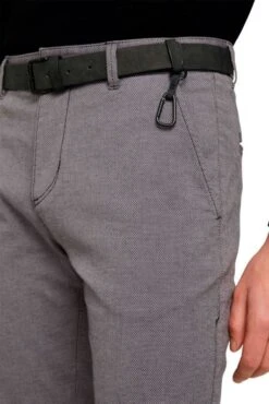 Pantalon Chino TOM TAILOR Grey Anthra Dobby -Hommes Mode Vêtements Magasin tom tailor 22924 6