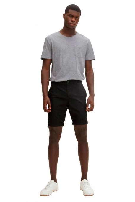 Short Chino TOM TAILOR Black 3 Short Chino TOM TAILOR Black
