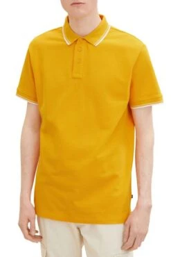 Polo TOM TAILOR Warm Yellow 6 Polo TOM TAILOR Warm Yellow -Hommes Mode Vêtements Magasin tom tailor 23231 1