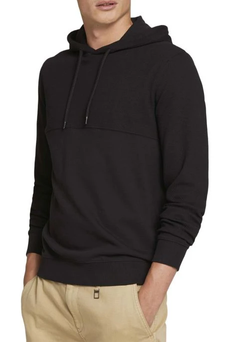 Sweat à Capuche TOM TAILOR Black 3 Sweat à Capuche TOM TAILOR Black