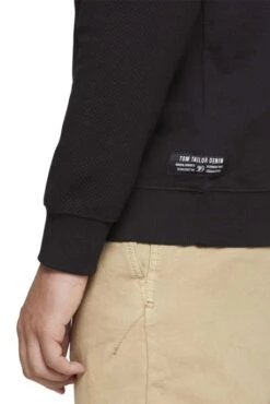 Sweat à Capuche TOM TAILOR Black 8 Sweat à Capuche TOM TAILOR Black -Hommes Mode Vêtements Magasin tom tailor 23475 4