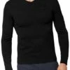 Pull TOM TAILOR V NECK Black -Hommes Mode Vêtements Magasin tt 1012820 29999 1