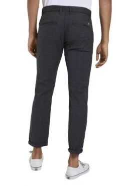 Chino TOM TAILOR Grey Brown Check Yarn Dye -Hommes Mode Vêtements Magasin tt 20077 2