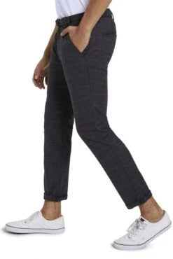 Chino TOM TAILOR Grey Brown Check Yarn Dye -Hommes Mode Vêtements Magasin tt 20077 3