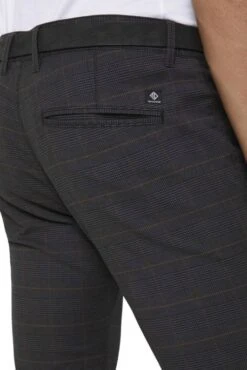 Chino TOM TAILOR Grey Brown Check Yarn Dye -Hommes Mode Vêtements Magasin tt 20077 5