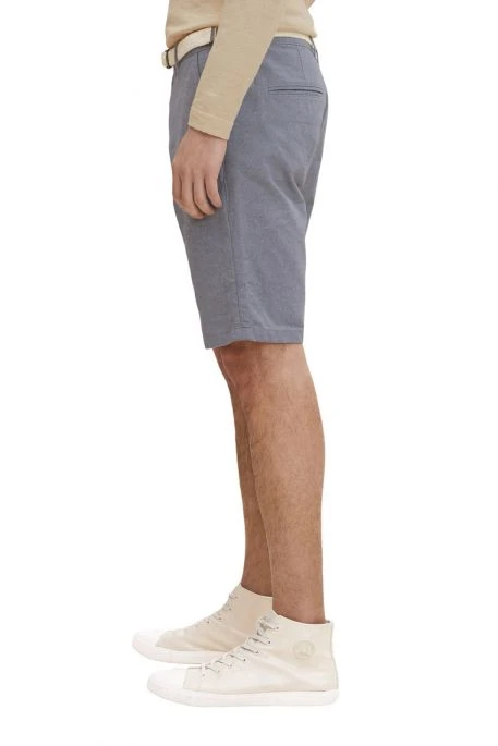 Short Chino TOM TAILOR Medium Grey Yarn Dye Stripe 3 Short Chino TOM TAILOR Medium Grey Yarn Dye Stripe