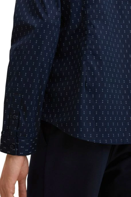 Chemise TOM TAILOR Navy Geometric Design 5 Chemise TOM TAILOR Navy Geometric Design – Image 3