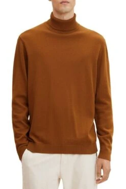 Pull Col Roulé TOM TAILOR Equestrian Brown