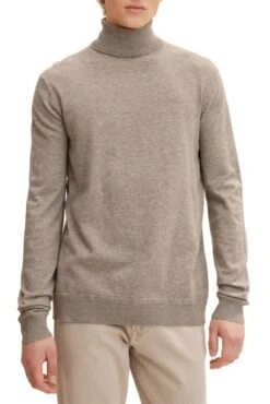 Pull Col Roulé TOM TAILOR Cloud Grey Brown Melange 7 Pull Col Roulé TOM TAILOR Cloud Grey Brown Melange -Hommes Mode Vêtements Magasin tt 23755 1