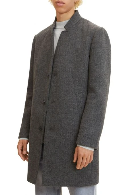 Blouson TOM TAILOR Dark Grey Black Herringbone 5 Blouson TOM TAILOR Dark Grey Black Herringbone – Image 3
