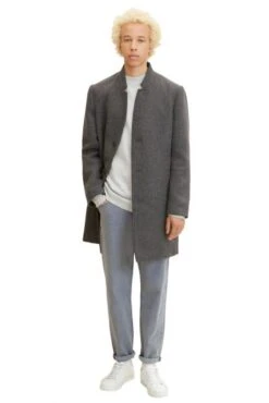 Blouson TOM TAILOR Dark Grey Black Herringbone 9 Blouson TOM TAILOR Dark Grey Black Herringbone -Hommes Mode Vêtements Magasin tt 24097 3