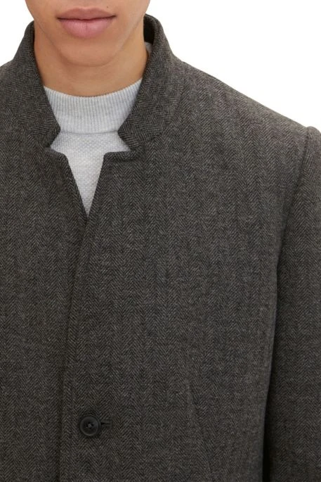 Blouson TOM TAILOR Dark Grey Black Herringbone 4 Blouson TOM TAILOR Dark Grey Black Herringbone – Image 2