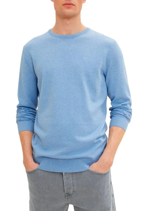 Pull TOM TAILOR BASIC Light Blue 3 Pull TOM TAILOR BASIC Light Blue