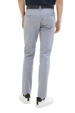 Chino TOM TAILOR Navy White 11 Chino TOM TAILOR Navy White -Hommes Mode Vêtements Magasin tt 24407 2