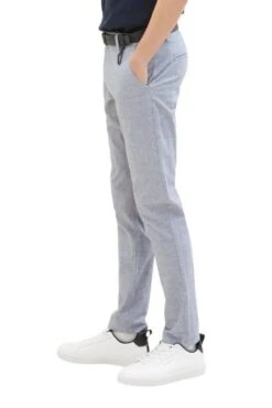 Chino TOM TAILOR Navy White 9 Chino TOM TAILOR Navy White -Hommes Mode Vêtements Magasin tt 24407 3