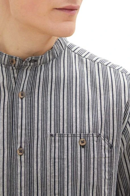 Chemise TOM TAILOR STRIPE Navy Stripe 3 Chemise TOM TAILOR STRIPE Navy Stripe