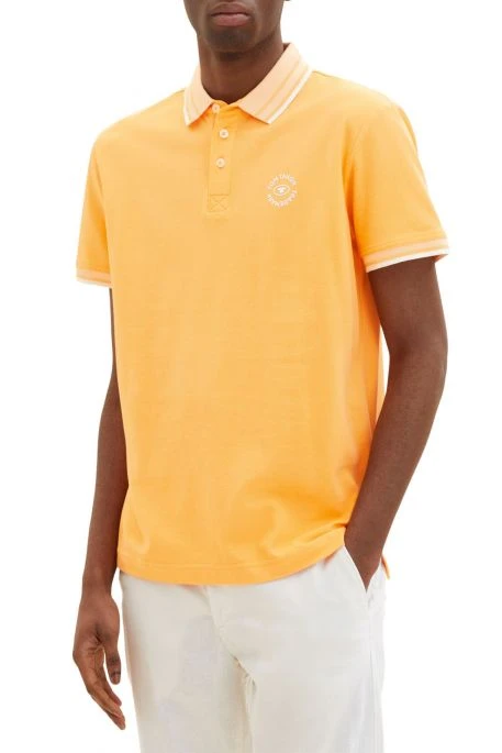 Polo TOM TAILOR ECUSSON Orange 4 Polo TOM TAILOR ECUSSON Orange – Image 2