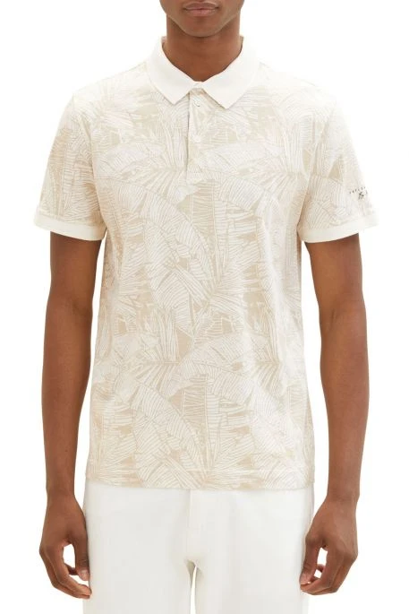 Polo TOM TAILOR PALMIER White 3 Polo TOM TAILOR PALMIER White