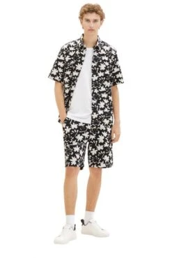 Chemisette TOM TAILOR FLOWER Black 7 Chemisette TOM TAILOR FLOWER Black -Hommes Mode Vêtements Magasin tt 24942 3