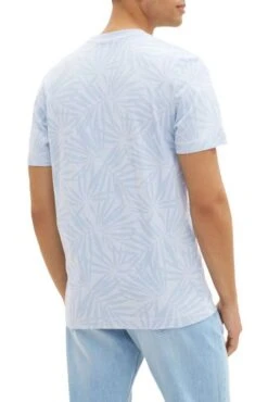 Tee Shirt TOM TAILOR PALMIERS Blue -Hommes Mode Vêtements Magasin tt 24943 2