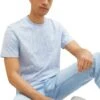 Tee Shirt TOM TAILOR PALMIERS Blue