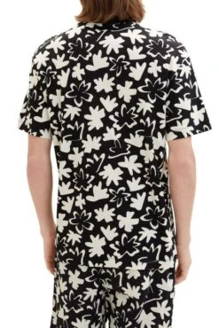 Tee Shirt TOM TAILOR FLOWER Black 8 Tee Shirt TOM TAILOR FLOWER Black -Hommes Mode Vêtements Magasin tt 24951 2
