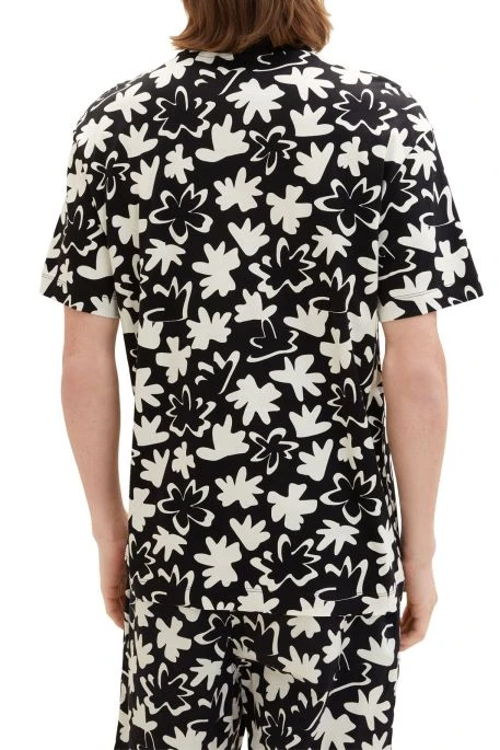 Tee Shirt TOM TAILOR FLOWER Black 5 Tee Shirt TOM TAILOR FLOWER Black – Image 3