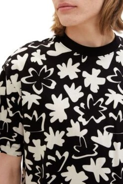 Tee Shirt TOM TAILOR FLOWER Black 7 Tee Shirt TOM TAILOR FLOWER Black -Hommes Mode Vêtements Magasin tt 24951 4