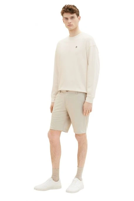 Short TOM TAILOR CHINO SLIM Sand Dobby Structure 3 Short TOM TAILOR CHINO SLIM Sand Dobby Structure