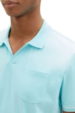 Polo TOM TAILOR Blue 8 Polo TOM TAILOR Blue -Hommes Mode Vêtements Magasin tt 24966 4