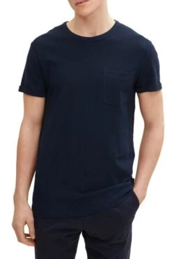 Tee Shirt TOM TAILOR Captain Blue -Hommes Mode Vêtements Magasin tt 25210 1