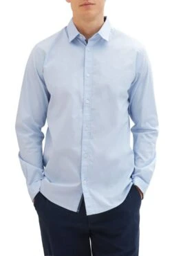 Chemise TOM TAILOR Light Blue 9 Chemise TOM TAILOR Light Blue -Hommes Mode Vêtements Magasin tt 25219 1