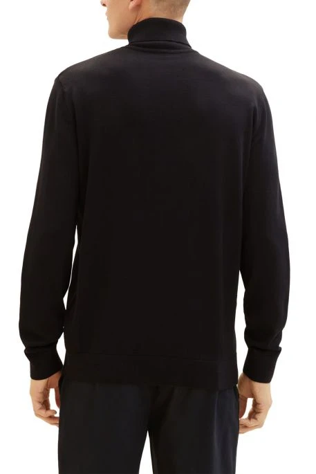 Pull Col Roulé TOM TAILOR Black 3 Pull Col Roulé TOM TAILOR Black
