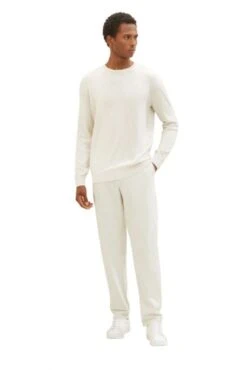 Pull TOM TAILOR BASIC Vintage Beige -Hommes Mode Vêtements Magasin tt 25362 3