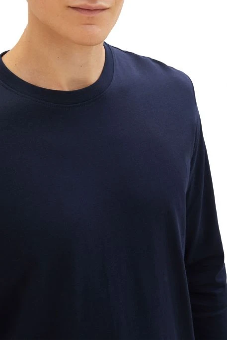 Tee Shirt TOM TAILOR ML Sky Blue 3 Tee Shirt TOM TAILOR ML Sky Blue