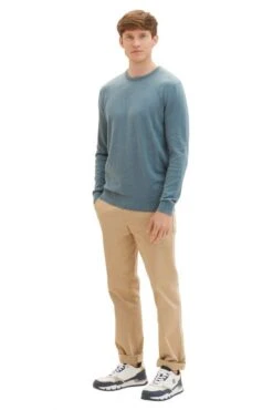 Pull TOM TAILOR BASIC Dark Teal 9 Pull TOM TAILOR BASIC Dark Teal -Hommes Mode Vêtements Magasin tt 25377 3