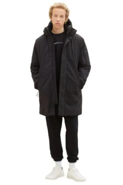 Parka TOM TAILOR BASIC Black -Hommes Mode Vêtements Magasin tt 25653 4