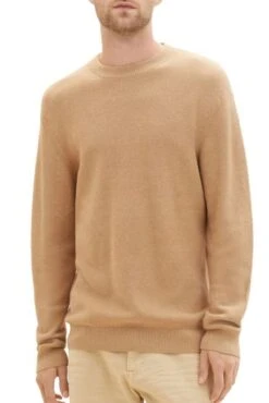 Pull TOM TAILOR BASIC Sand 9 Pull TOM TAILOR BASIC Sand -Hommes Mode Vêtements Magasin tt 25688 1