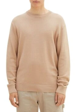 Pull TOM TAILOR TEXTURE Silver 8 Pull TOM TAILOR TEXTURE Silver -Hommes Mode Vêtements Magasin tt 25691 1