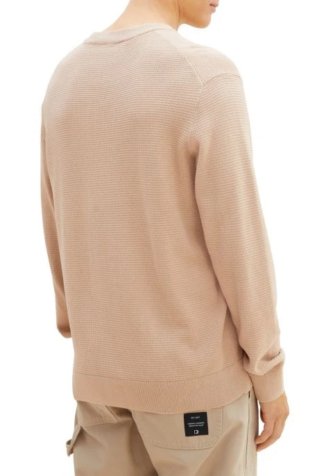 Pull TOM TAILOR TEXTURE Silver 3 Pull TOM TAILOR TEXTURE Silver