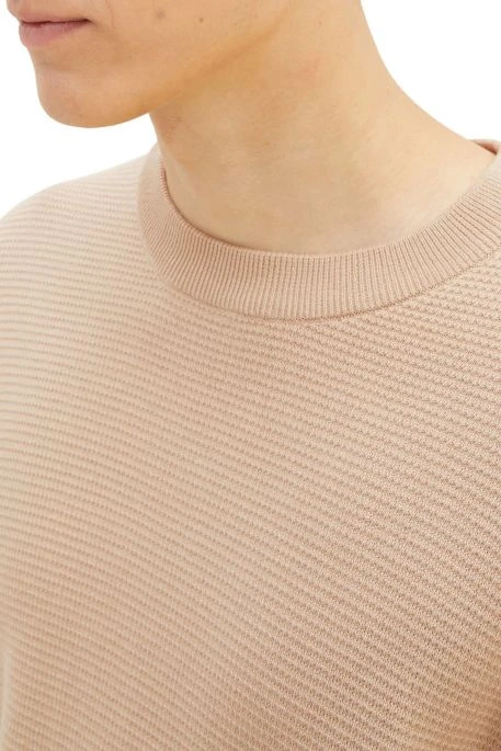 Pull TOM TAILOR TEXTURE Silver 4 Pull TOM TAILOR TEXTURE Silver – Image 2